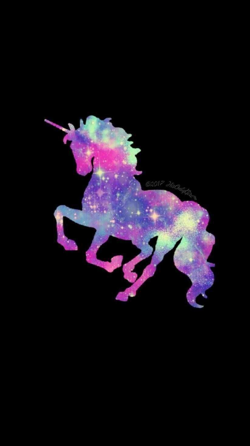 Galaxy Emoji Wallpaper - Unicornio con fondo Galaxy, Hd