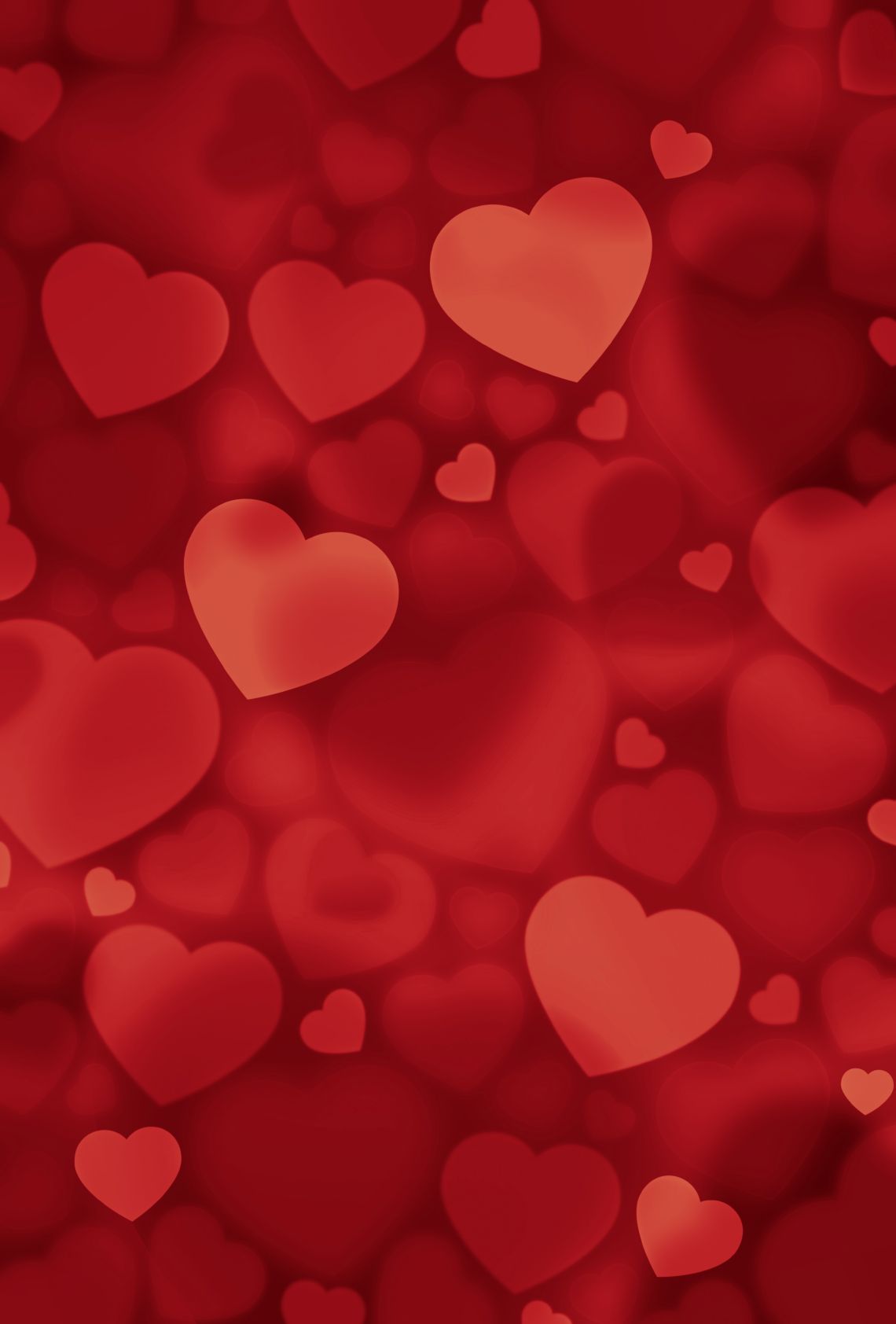 Descargar Red Hearts Wallpapers gratis - Fondo de pantalla rojo con corazones