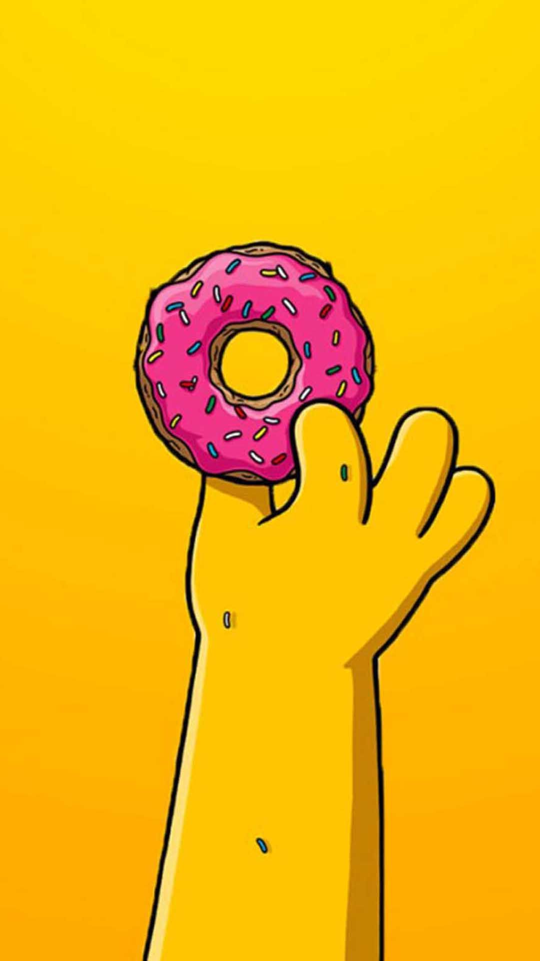Fondo de pantalla de Homer Simpson para iPhone X, 8, 7, 6 - Descarga gratis en