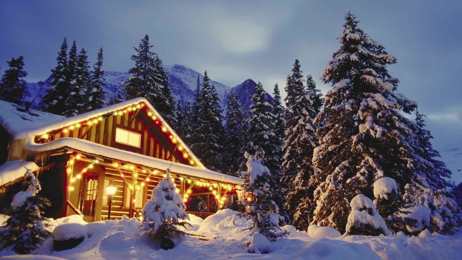 Más de 58 fondos de pantalla de Christmas Cabin