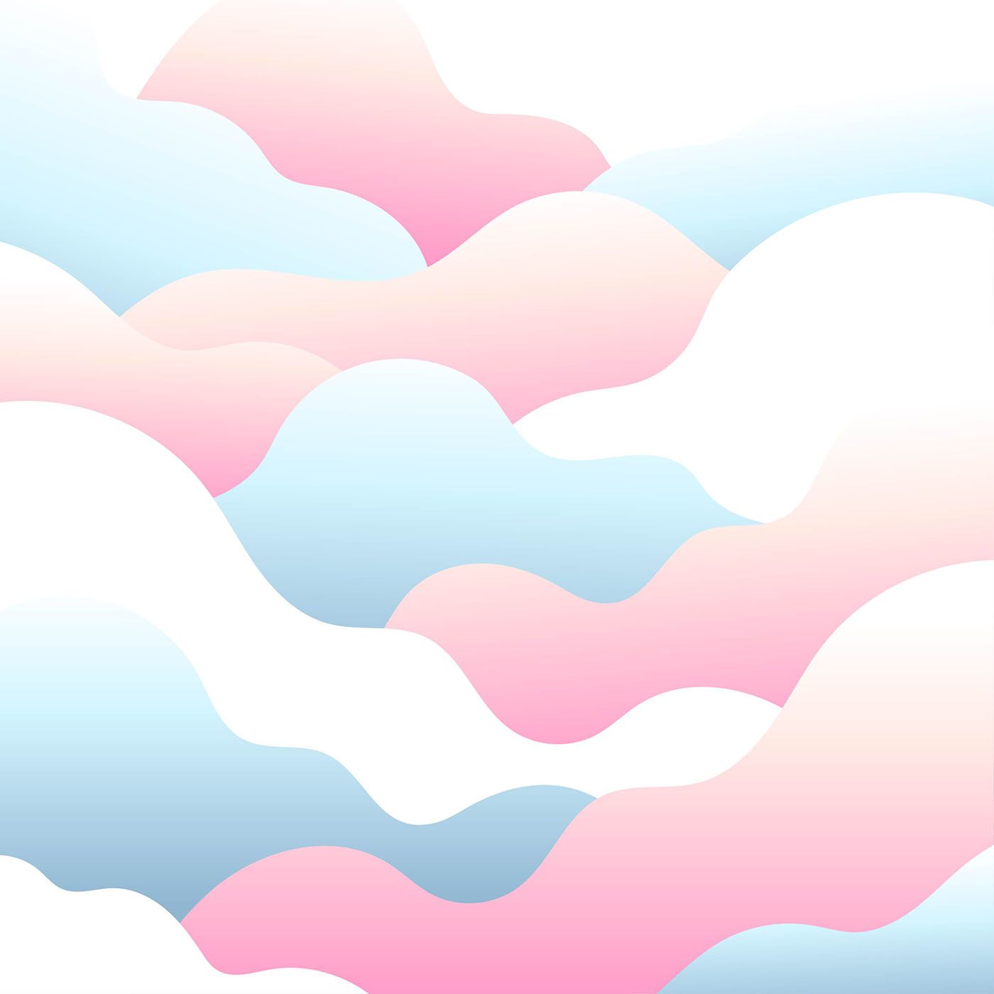 Fondos de pantalla de nubes pastel - FondosMil