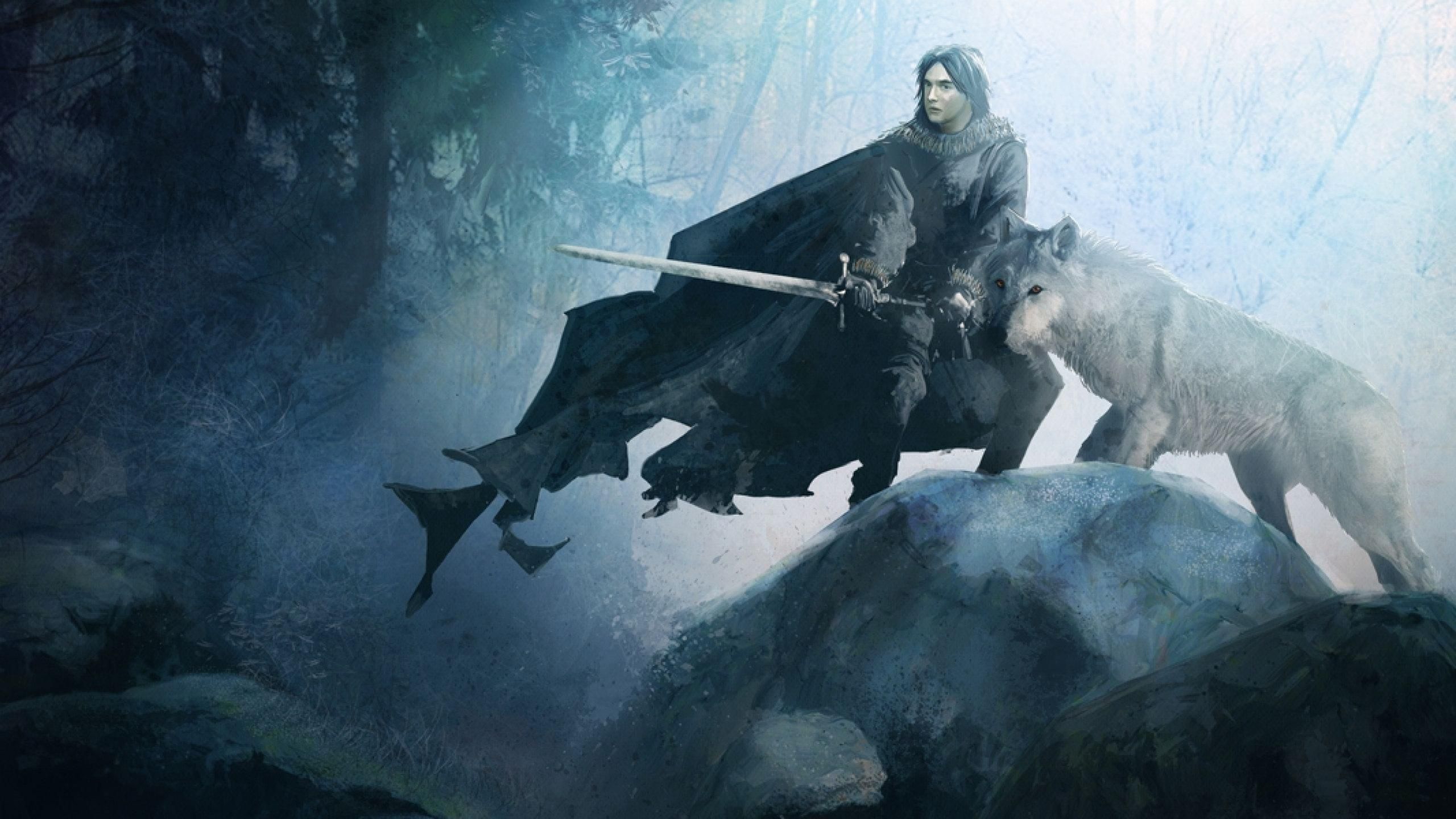 Juego De Tronos Jon Snow - Juego De Tronos Wolf Wallpaper Hd (# 25317