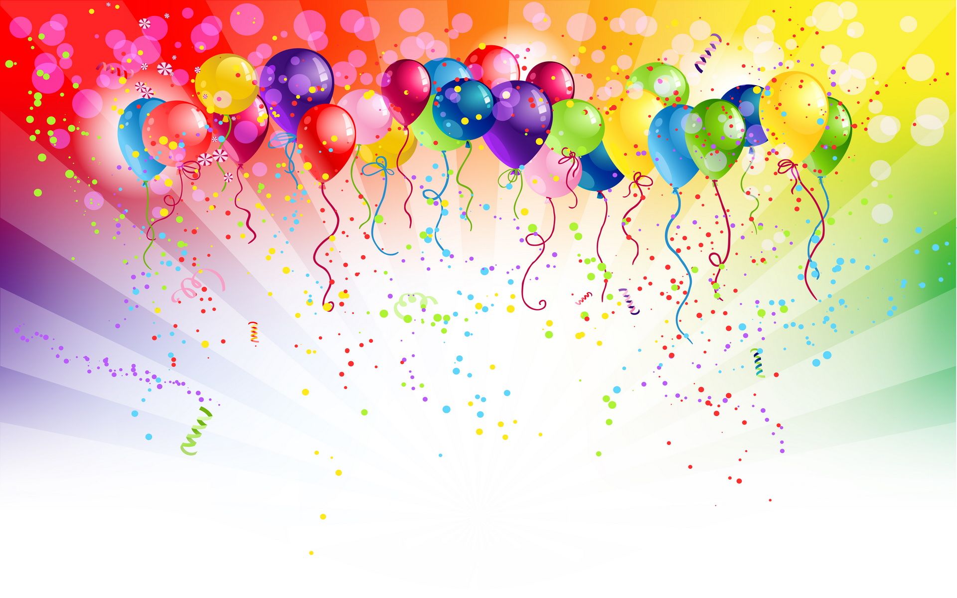 Real Birthday Balloons HD Wallpaper, imágenes de fondo