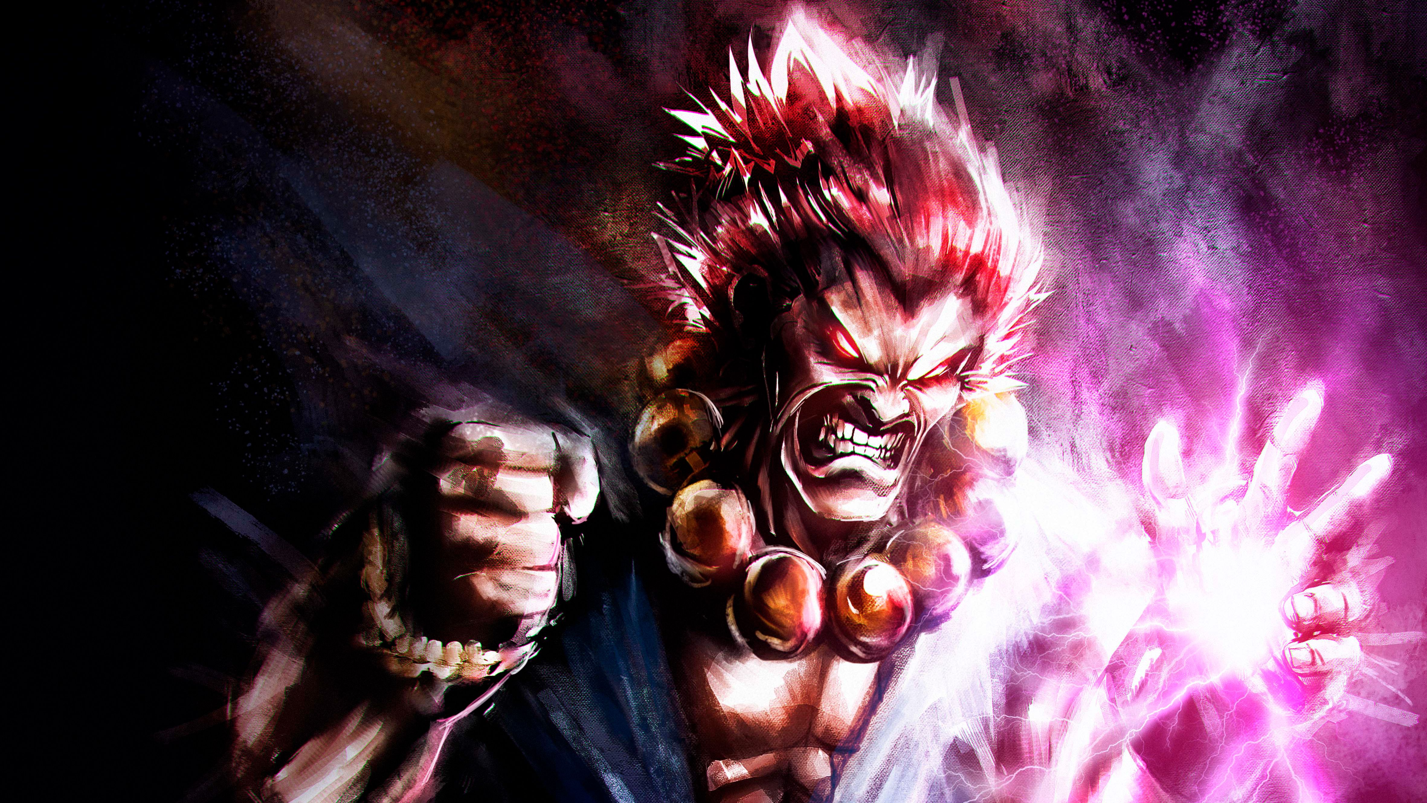 Akuma Street Fighter Game 5k, juegos HD, fondos de pantalla 4k, imágenes