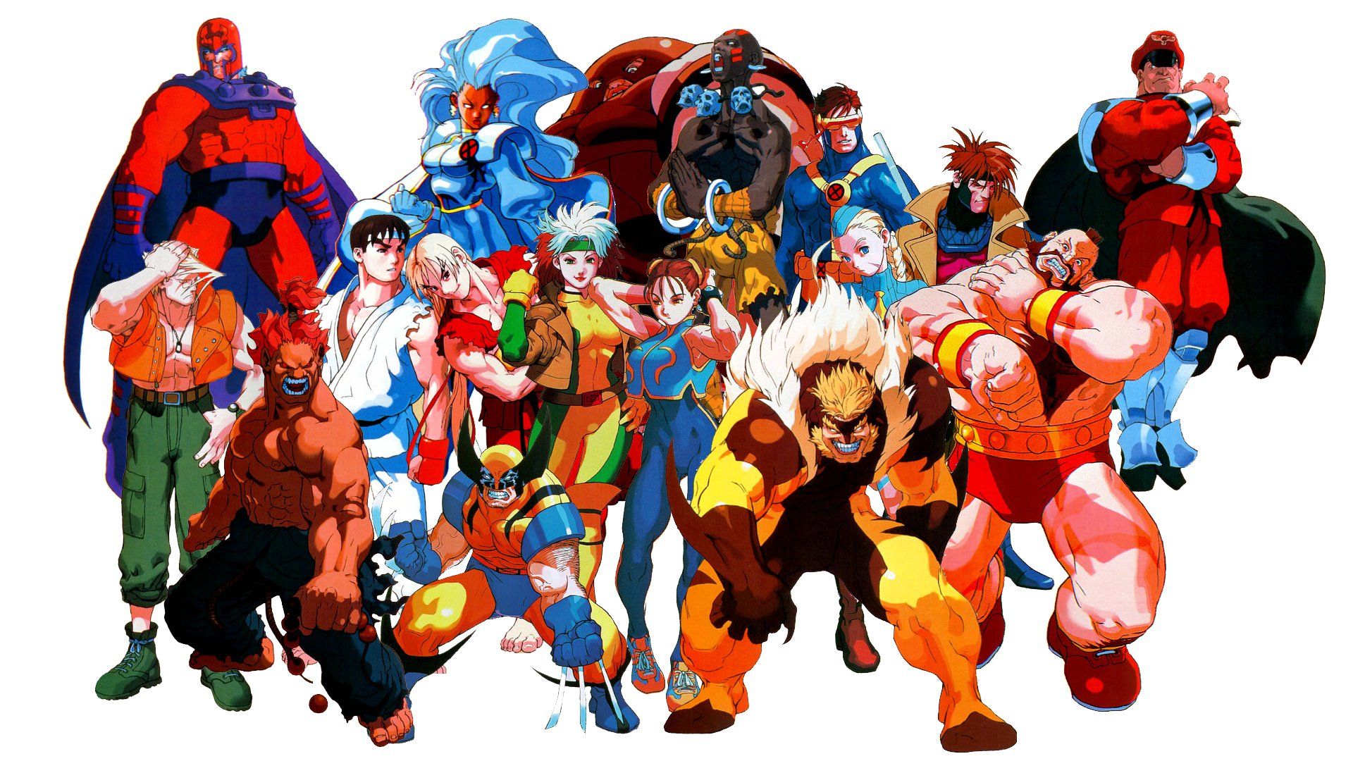Marvel Super Heroes vs. Street Fighter Fondo de pantalla HD | Fondo