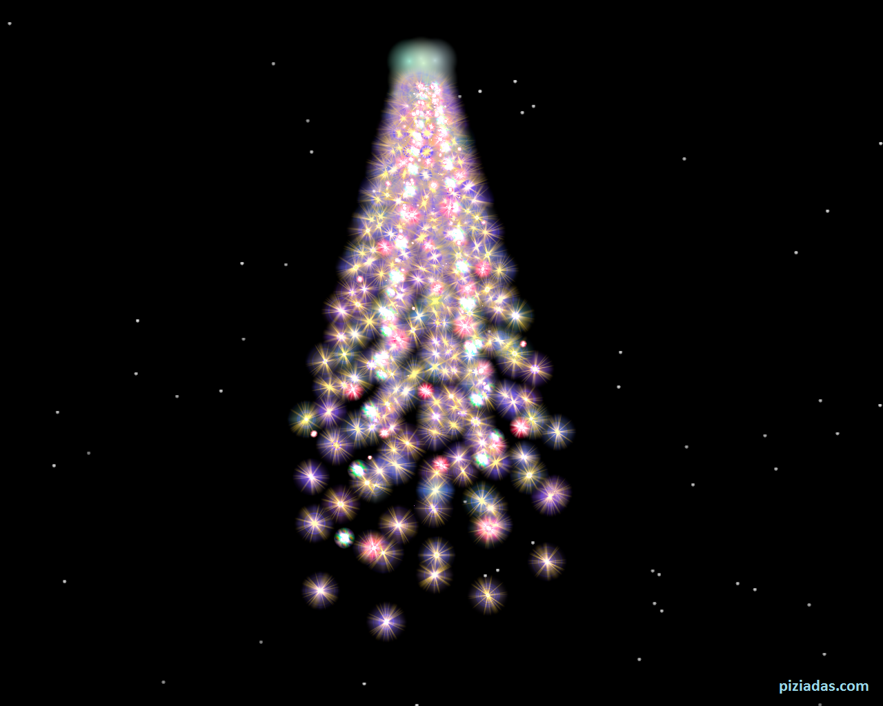 Fondo de pantalla de arbol de Navidad 1280x1024